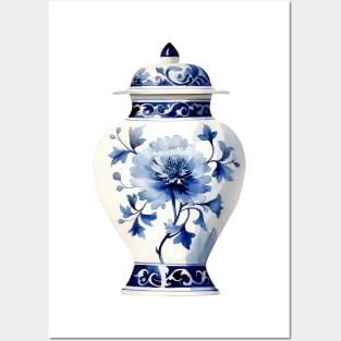 Ming vase ginger jar Posters and Art